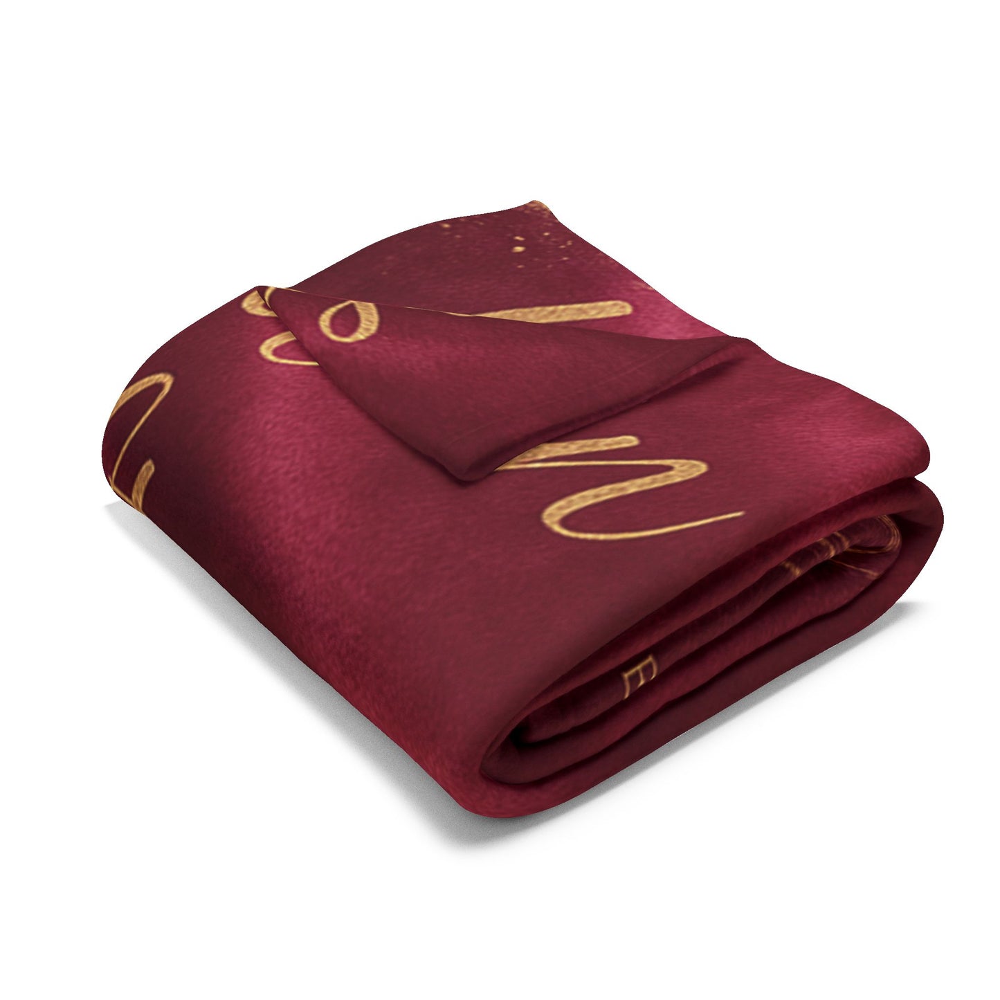 Wrapped in Royalty Fleece Blanket | Luxurious Self-Care Throw for Empowerment, Home Décor & Thoughtful Gifting