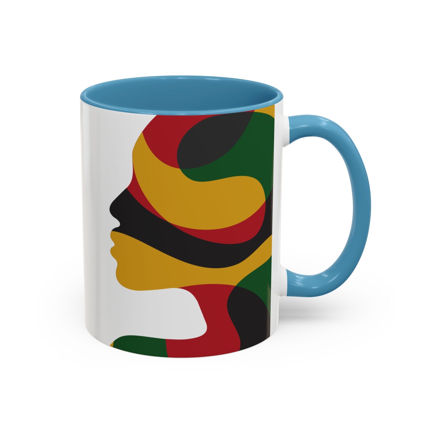 Juneteenth Freedom Day Accent Coffee Mug | Celebrate Liberation, Bold Black History Gift, Vibrant Home & Office Decor