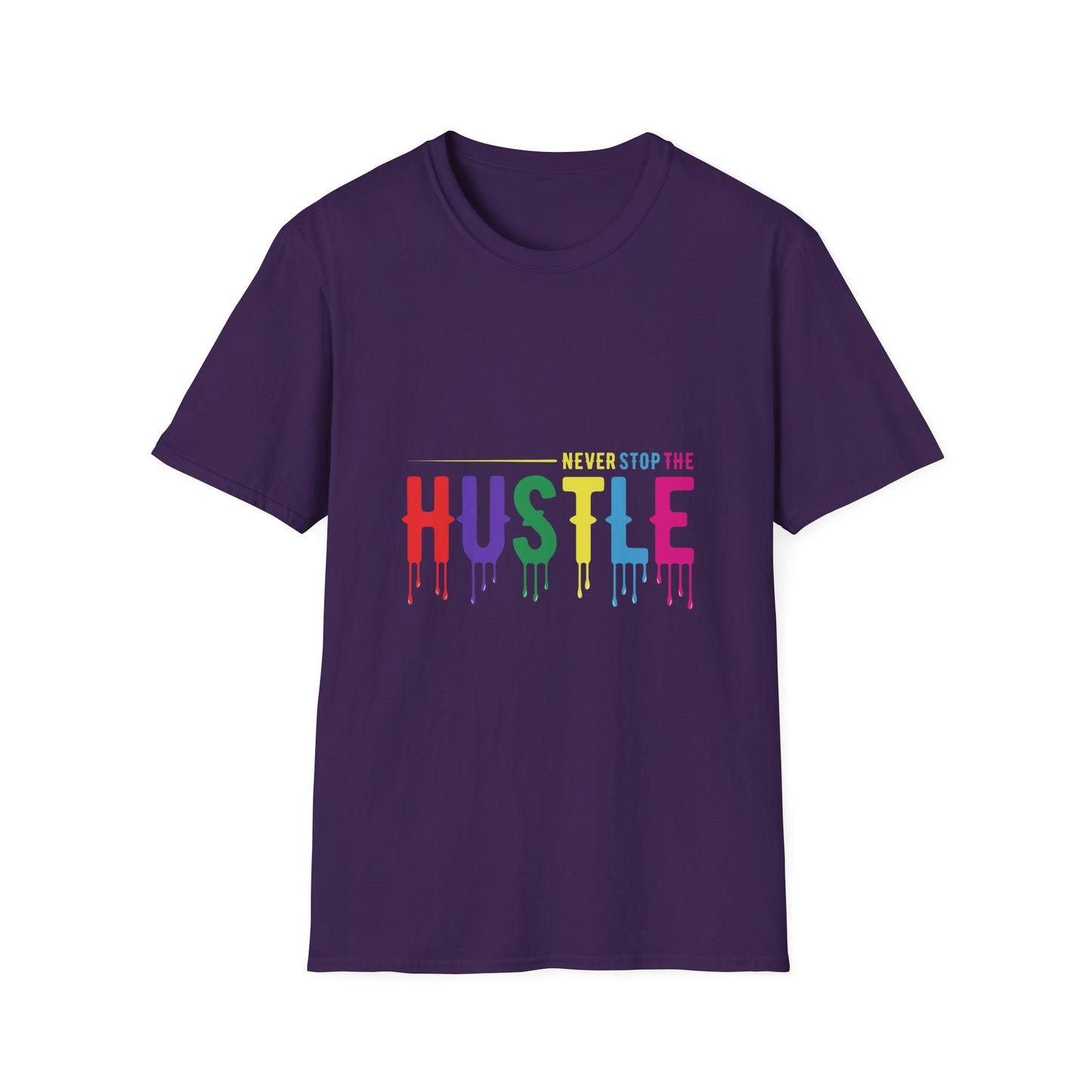 Colorful Hustle Tee – Soft T-Shirt for Entrepreneurs