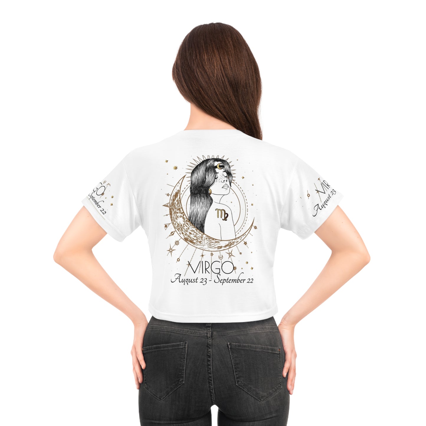 Astrology Crop Tee – Virgo Zodiac