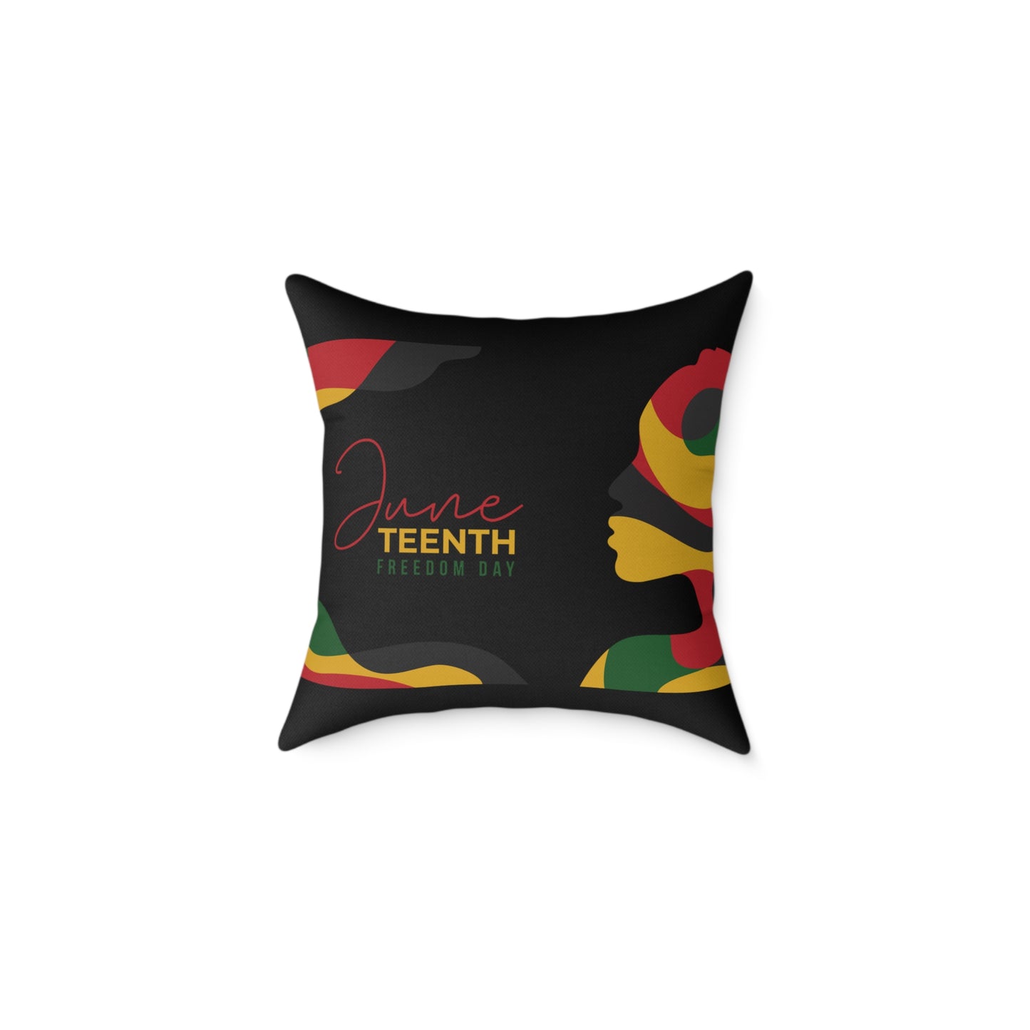 Freedom Blooms Juneteenth Pillow | Vibrant Decorative Cushion, Cultural Home Accent, Celebration Gift