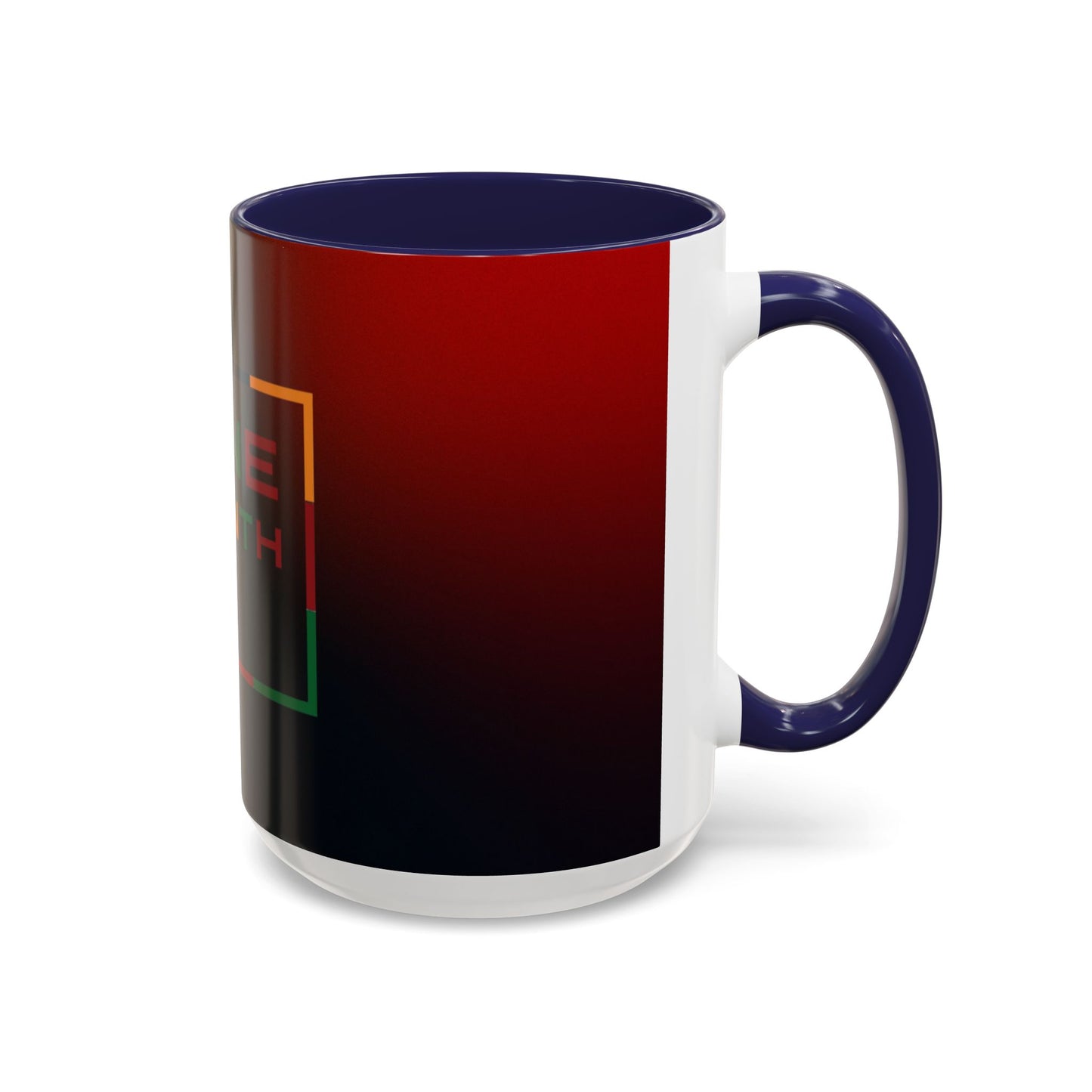 Juneteenth Accent Coffee Mug - Celebrate Freedom, Gift for Black History Month, Unique Housewarming Gift, Colorful Mug for All Occasions