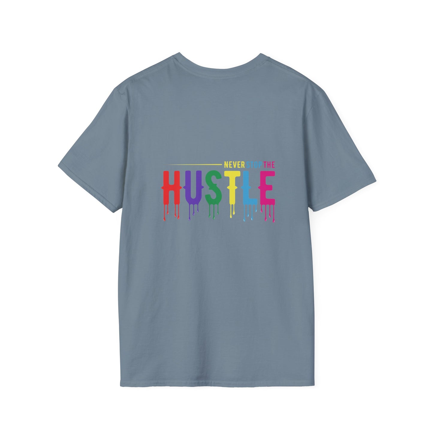 Colorful Hustle Tee – Soft T-Shirt for Entrepreneurs