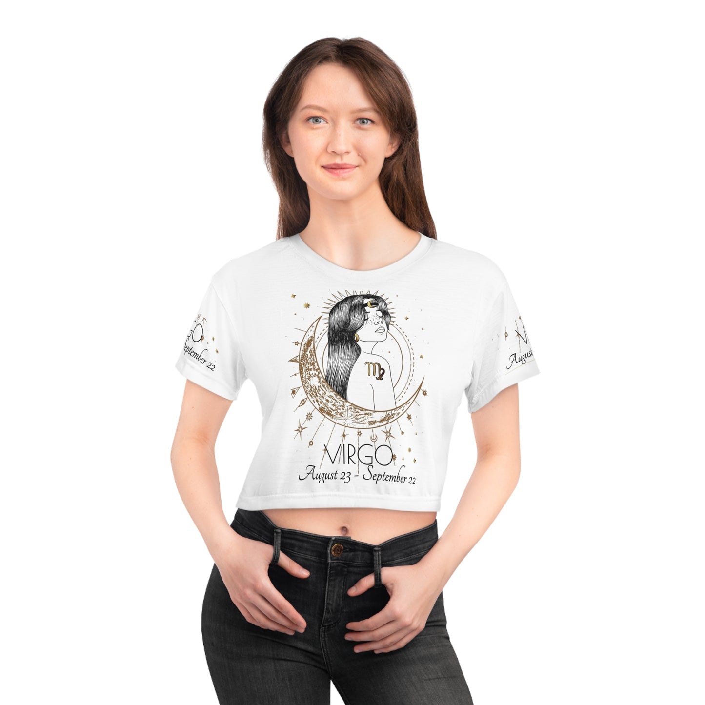 Astrology Crop Tee – Virgo Zodiac