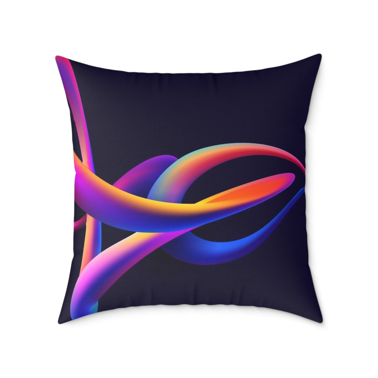 HeartMuse Modern Art Pillow | Abstract Heart Throw Cushion, Vibrant Home Accent, Valentine's Day or Anniversary Gift
