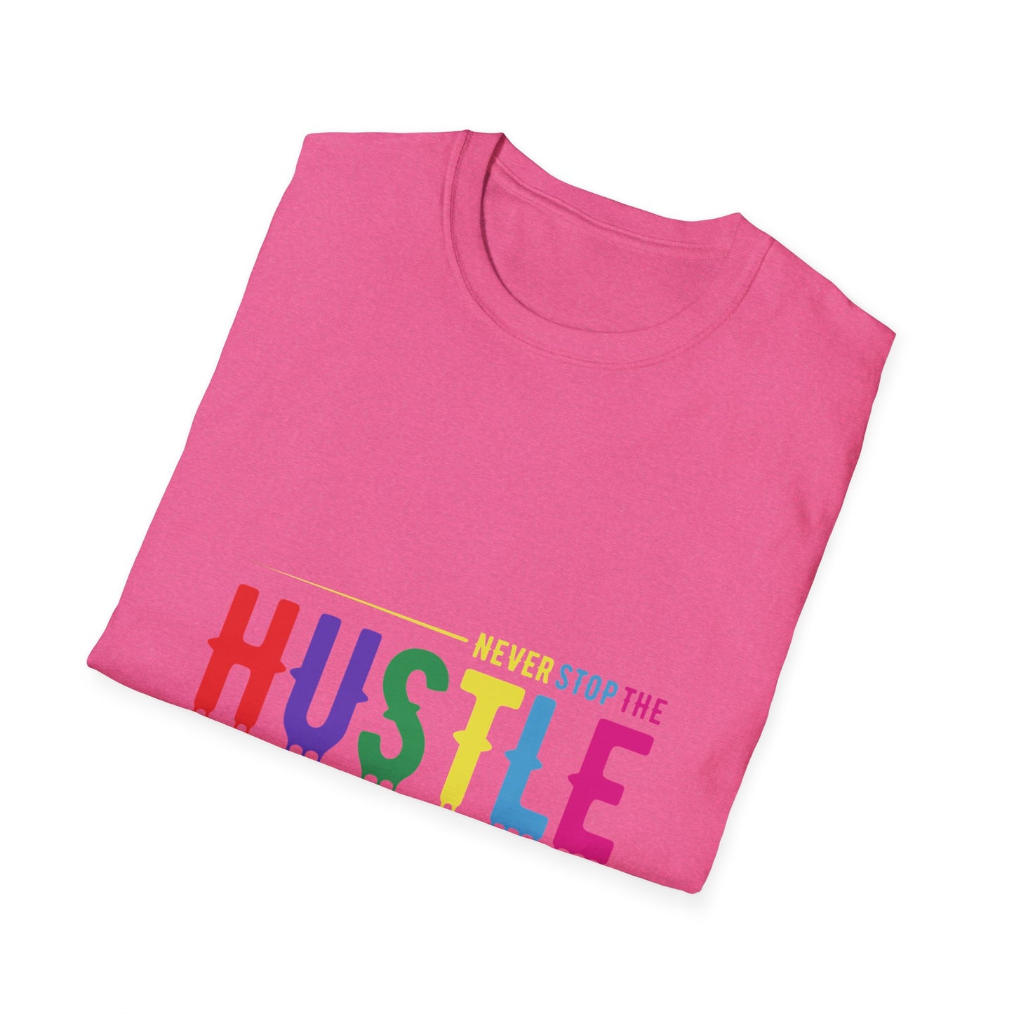 Colorful Hustle Tee – Soft T-Shirt for Entrepreneurs