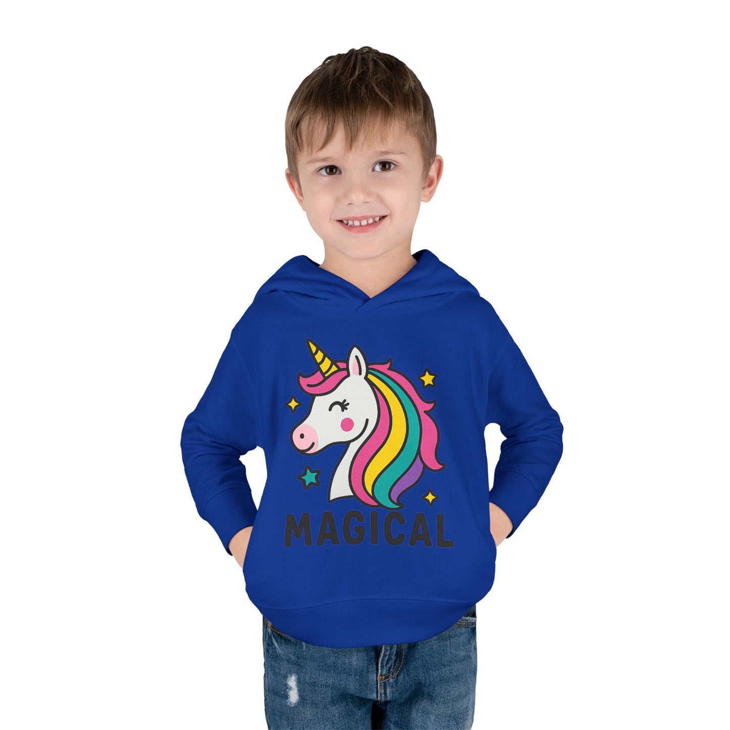 🦄 Magical Unicorn Toddler Fleece Hoodie Cozy & Cute Pullover for Toddlers | Perfect for Birthdays, School Days & Magical Moments