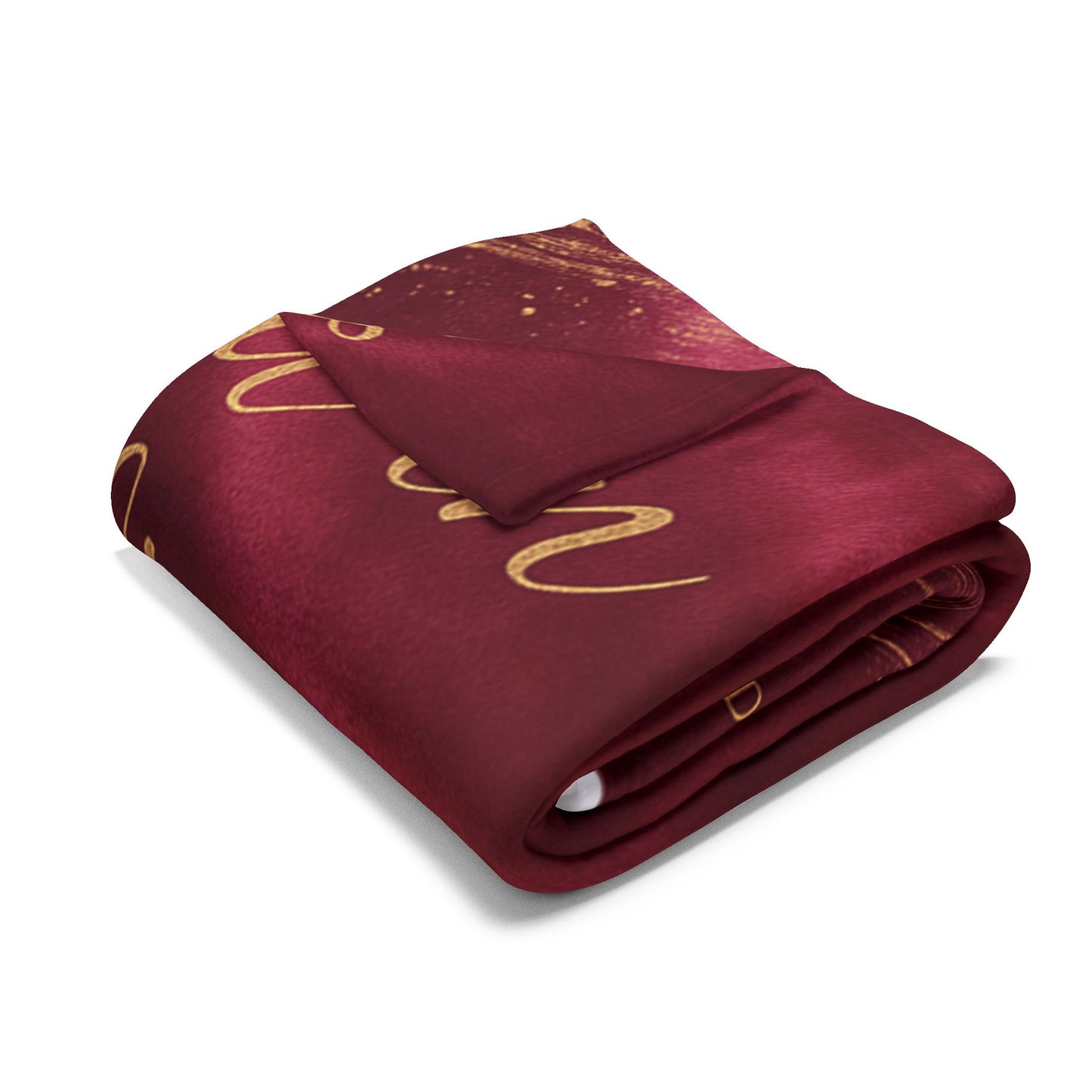 Wrapped in Royalty Fleece Blanket | Luxurious Self-Care Throw for Empowerment, Home Décor & Thoughtful Gifting