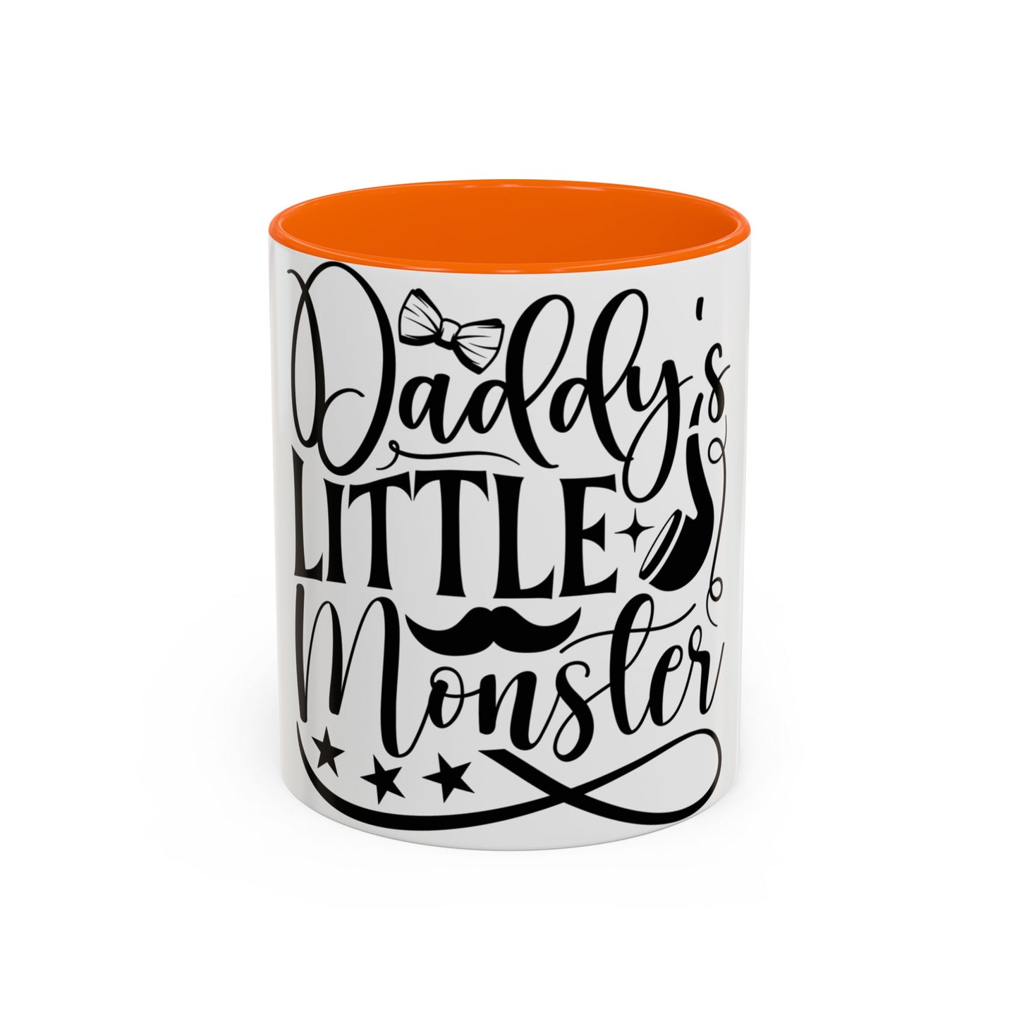 Daddy's Little Monster Coffee Mug | Funny Gift for Dads, Father’s Day Mug, Baby Shower Surprise, Family Drinkware