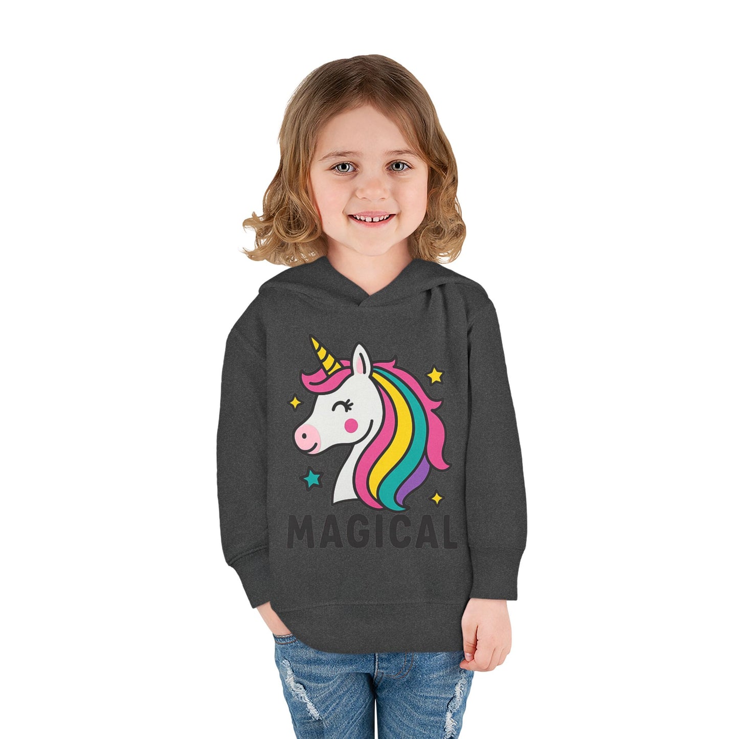 🦄 Magical Unicorn Toddler Fleece Hoodie Cozy & Cute Pullover for Toddlers | Perfect for Birthdays, School Days & Magical Moments