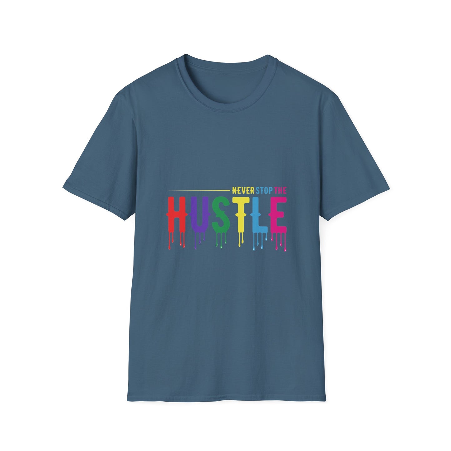 Colorful Hustle Tee – Soft T-Shirt for Entrepreneurs