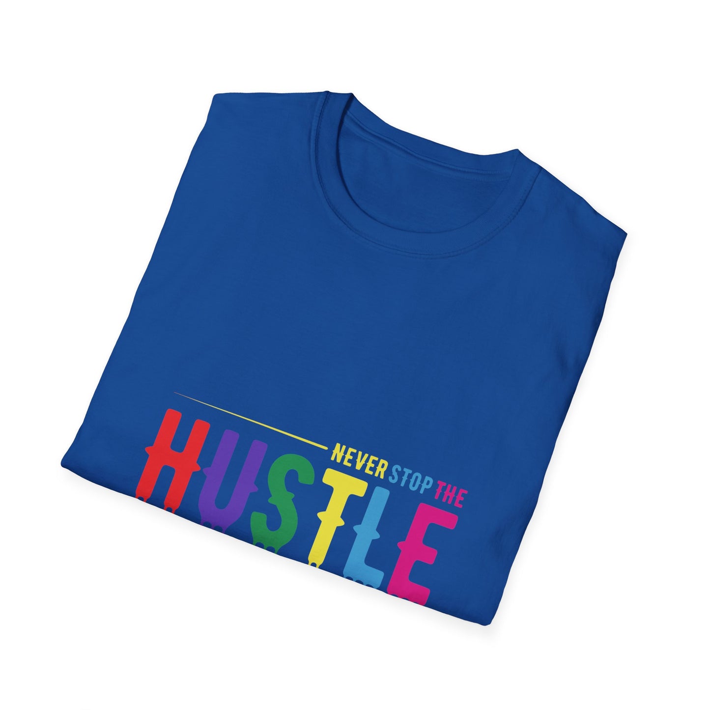 Colorful Hustle Tee – Soft T-Shirt for Entrepreneurs