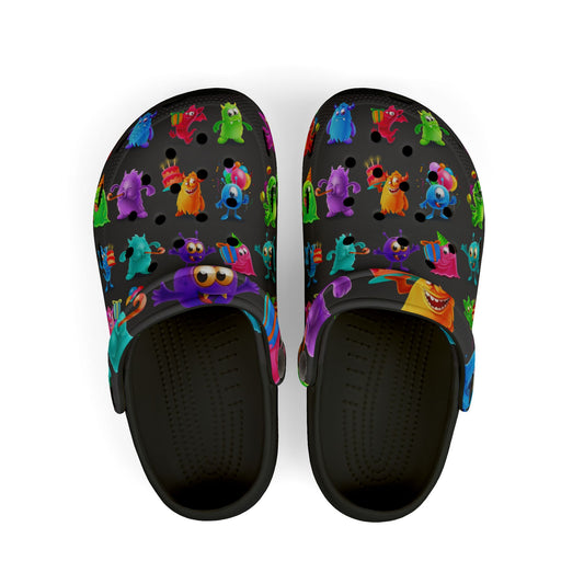 Colorful Kids' Monster Clogs – Summer Play Shoes | Beach Sandals | Fun Gift Idea