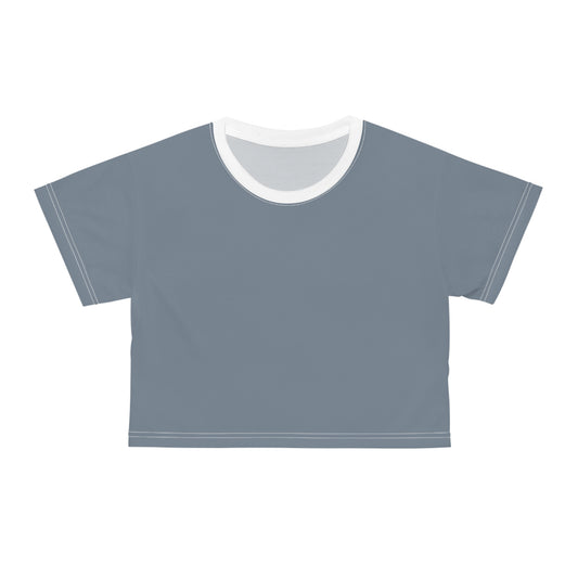 Classic Gray Crop Tee – Effortless Comfort, Everyday Versatility, Timeless Style
