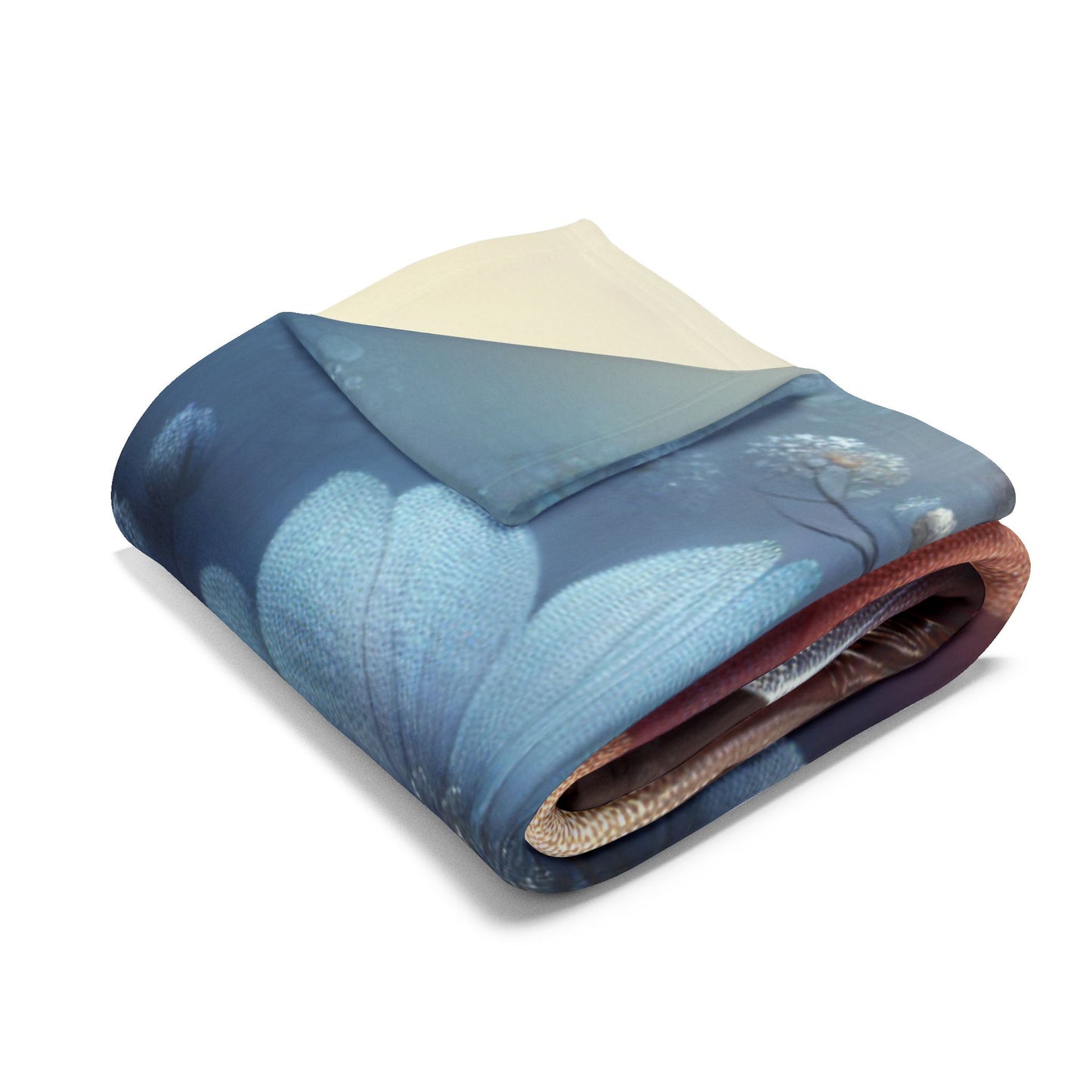 Floral Arctic Fleece Blanket – Cozy Comfort, Vibrant Design, Perfect for Home or Gifting