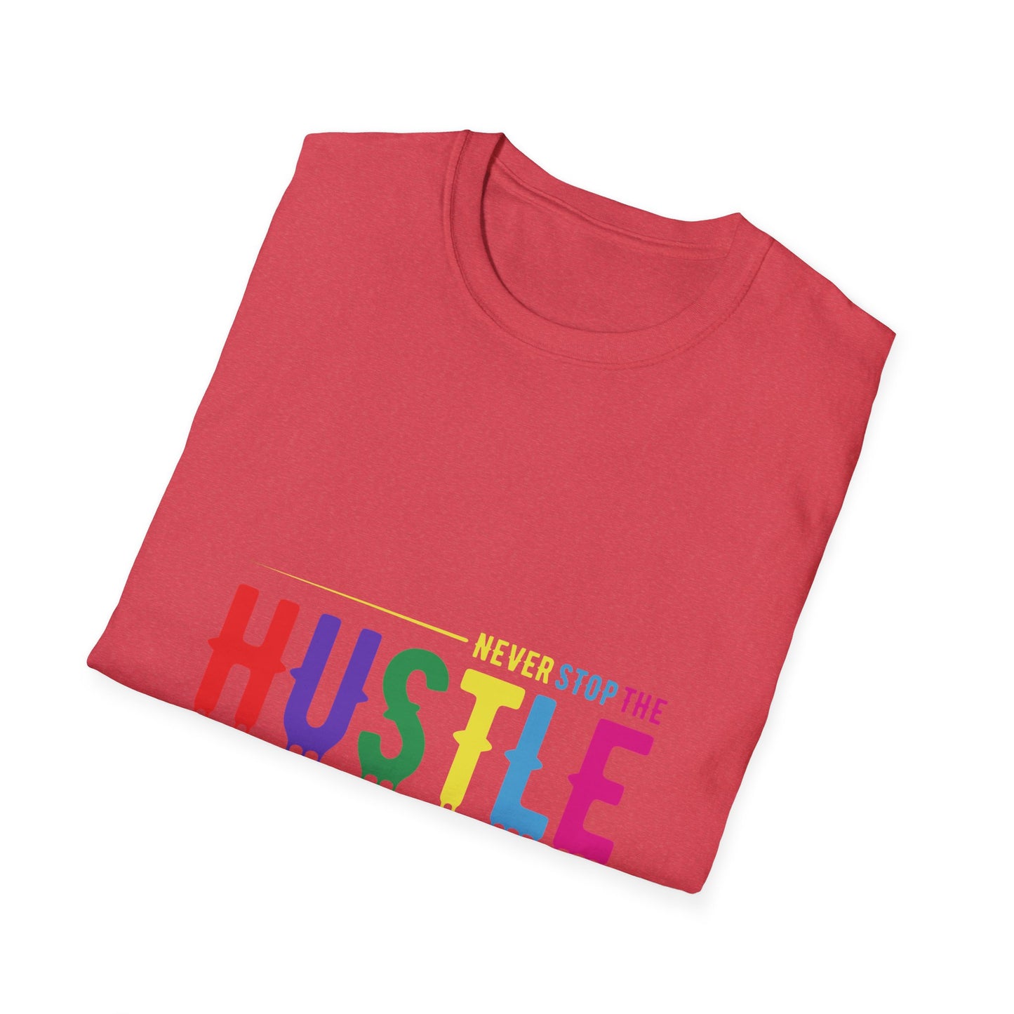 Colorful Hustle Tee – Soft T-Shirt for Entrepreneurs