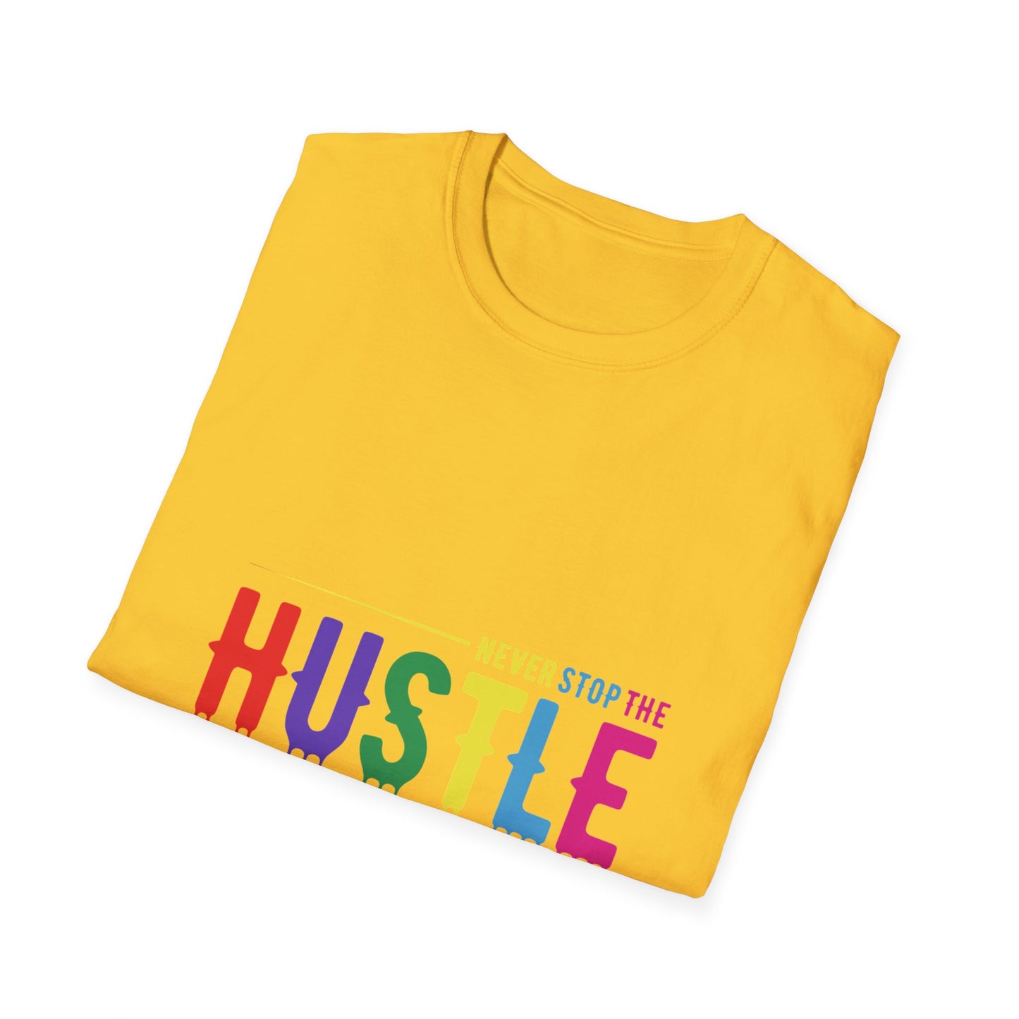 Colorful Hustle Tee – Soft T-Shirt for Entrepreneurs
