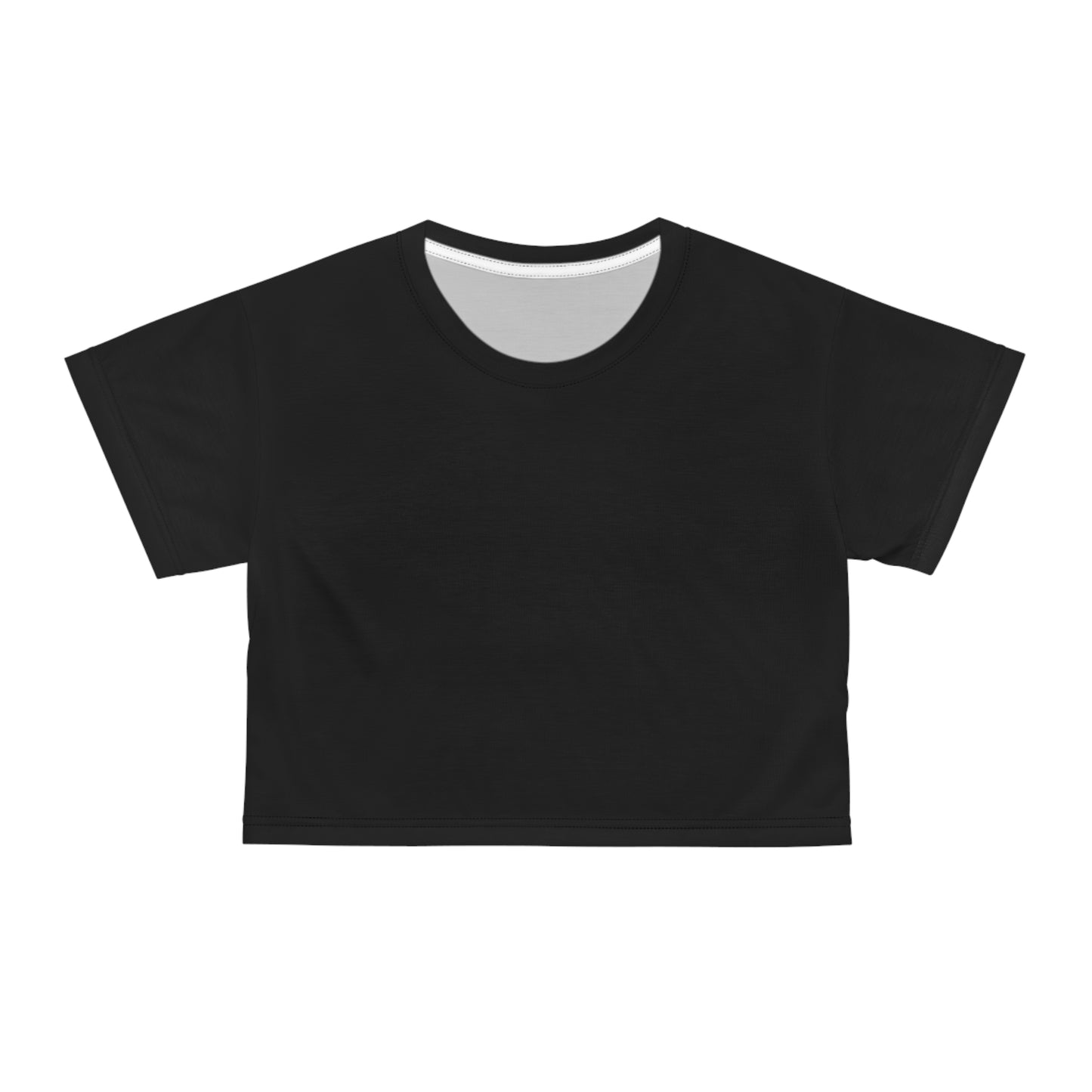 Classic Black Crop Tee – Timeless Style, Comfortable Fit, Everyday Essential