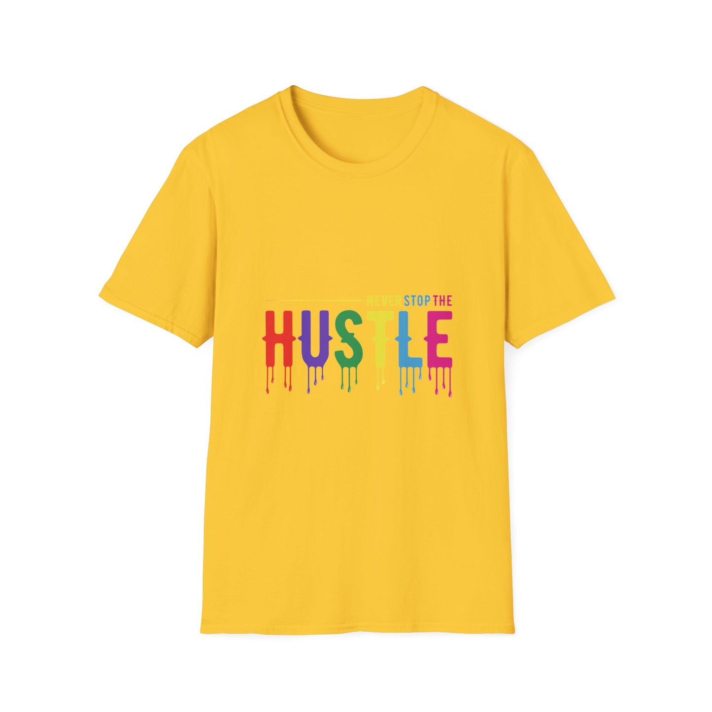 Colorful Hustle Tee – Soft T-Shirt for Entrepreneurs