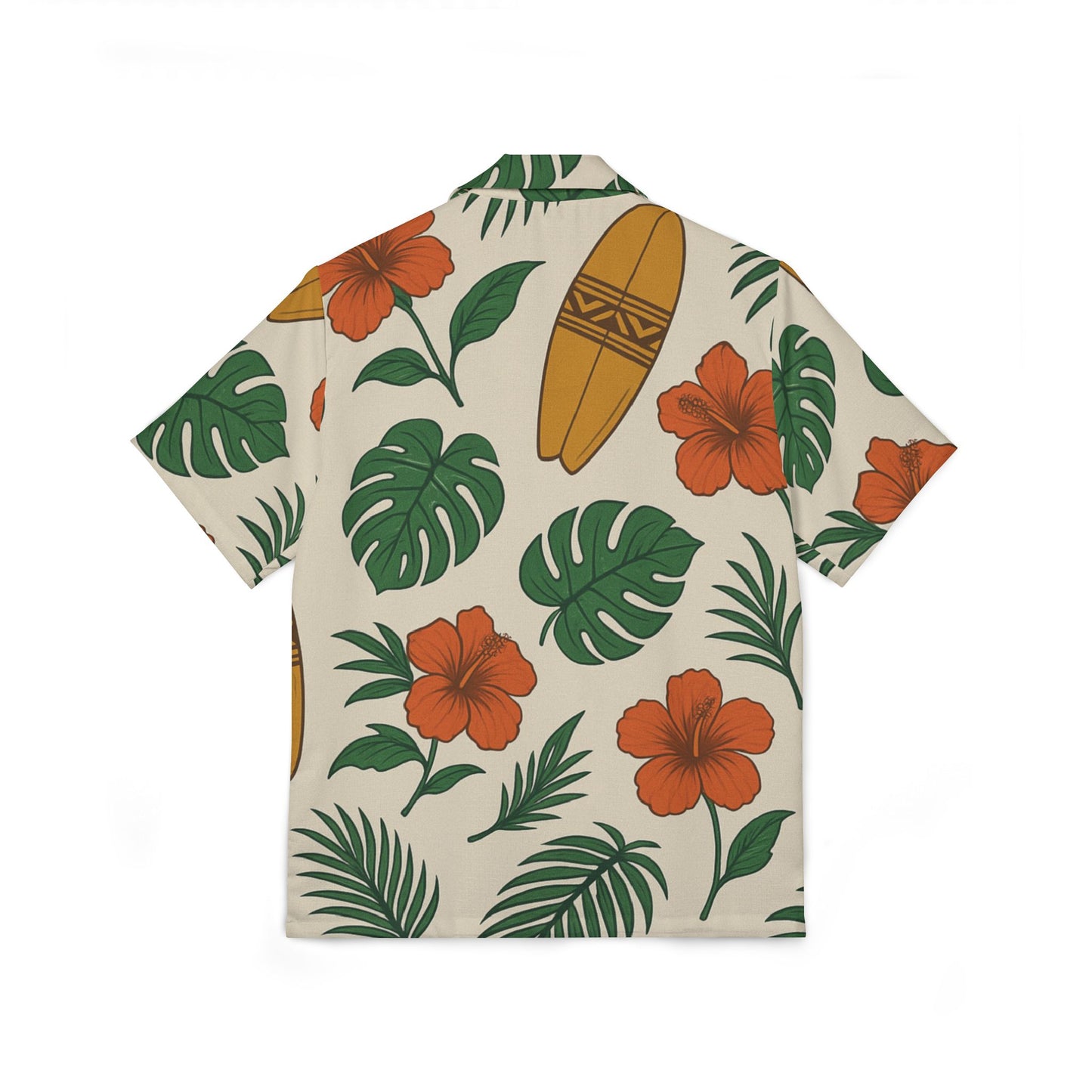 🌴 Tropical Hawaiian Camp Shirt – Surf Style for Summer Living