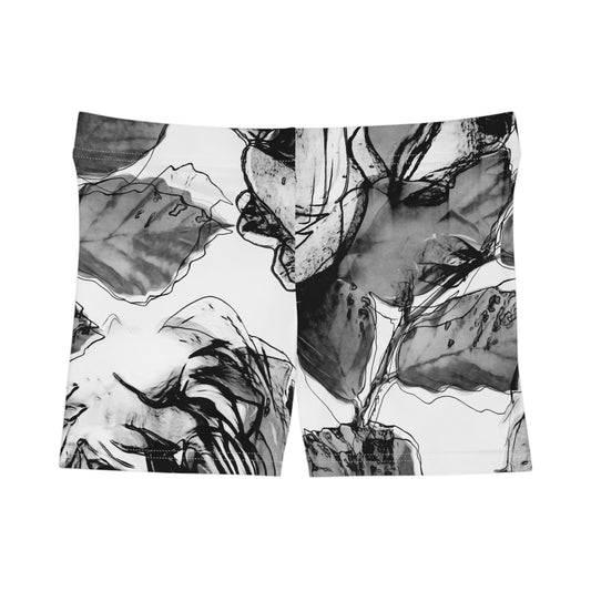 Black Floral Women’s Matching Shorts