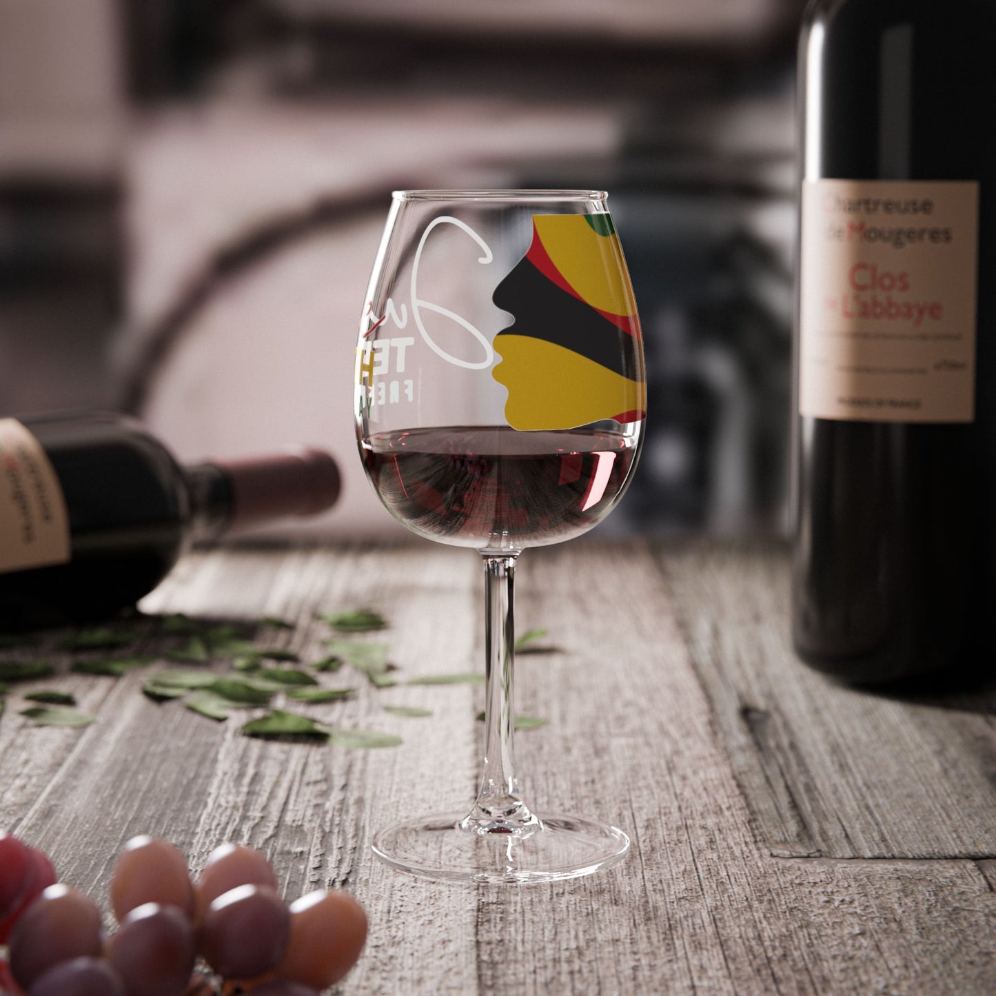 Juneteenth Celebration Wine Glass | 12oz Stemware for Freedom Day Toasts, Wine Lover’s Gift, Event Glassware