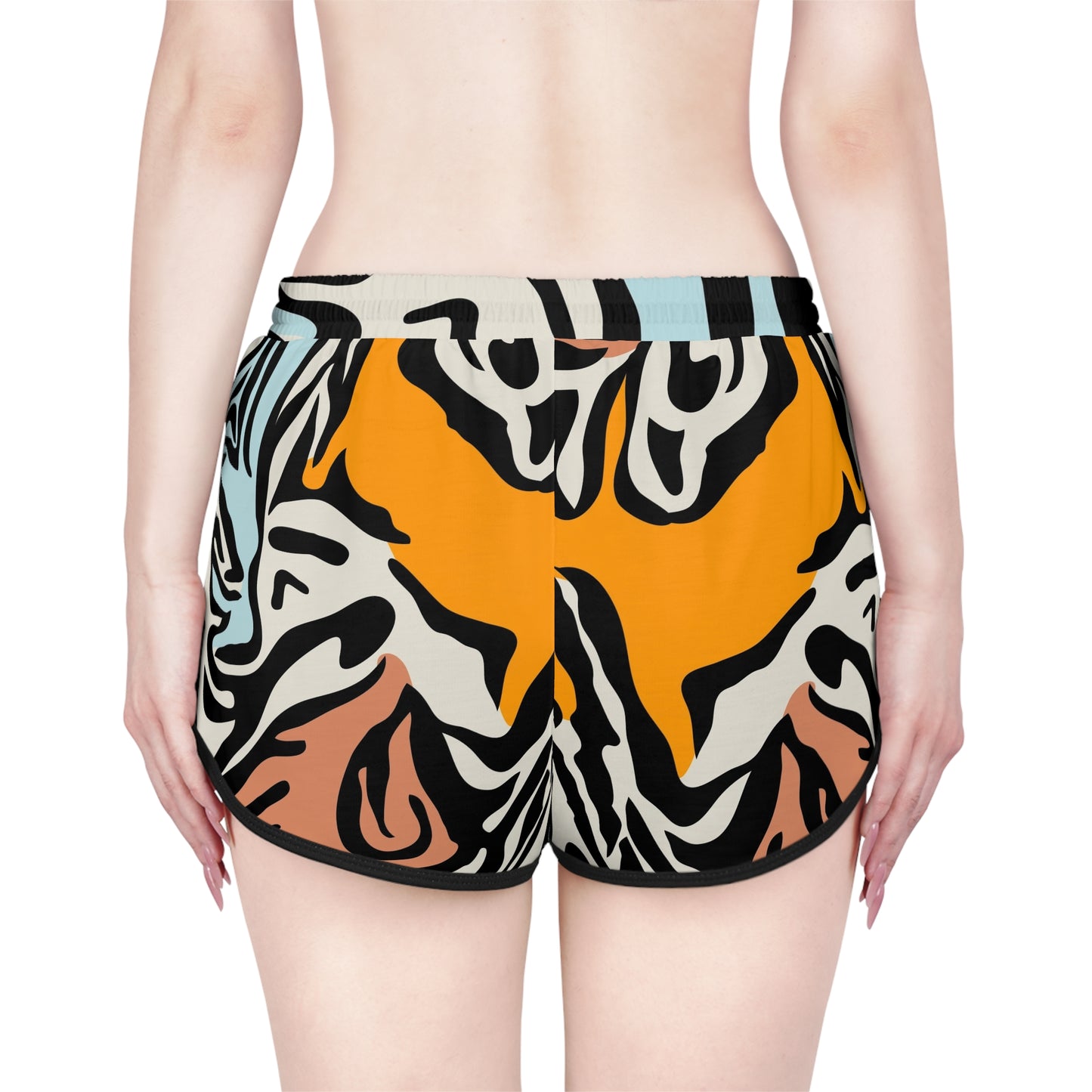 Wild & Free Women's Lounge Shorts – Bold Animal Print for Summer Comfort