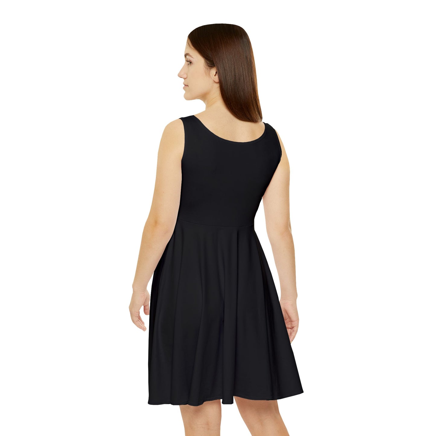 Serenity in Bloom – Elegant Floral Skater Dress for Weddings, Gifts, & Everyday Glam