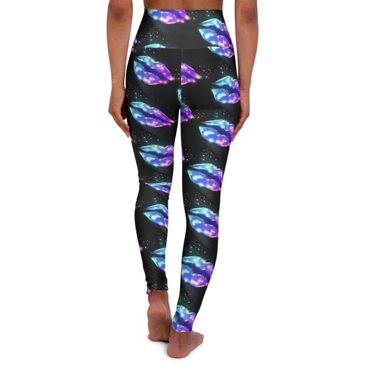 ✨ Cosmic High-Waisted Yoga Leggings Galaxy-Inspired Activewear | Bold Style for Workouts, Wellness & Everyday Glam