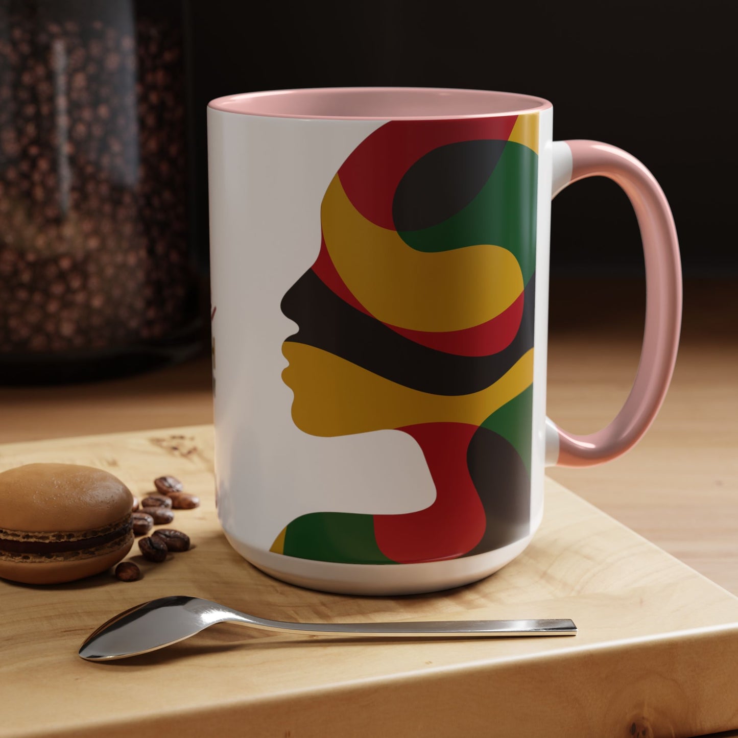 Juneteenth Freedom Day Accent Coffee Mug | Celebrate Liberation, Bold Black History Gift, Vibrant Home & Office Decor