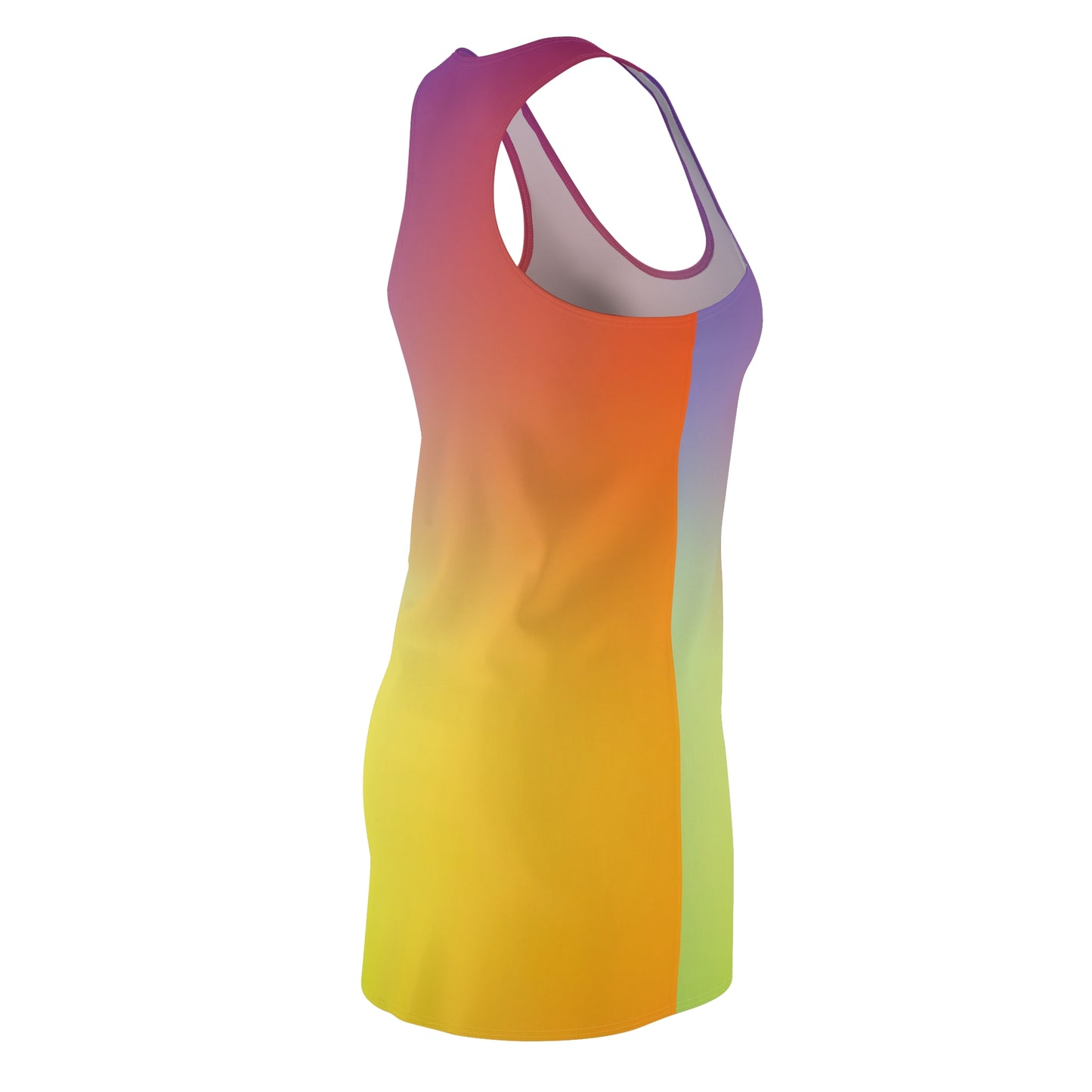Gradient Bliss Racerback Dress | Rainbow Summer Vibes, Casual Style, Travel-Friendly Fashion