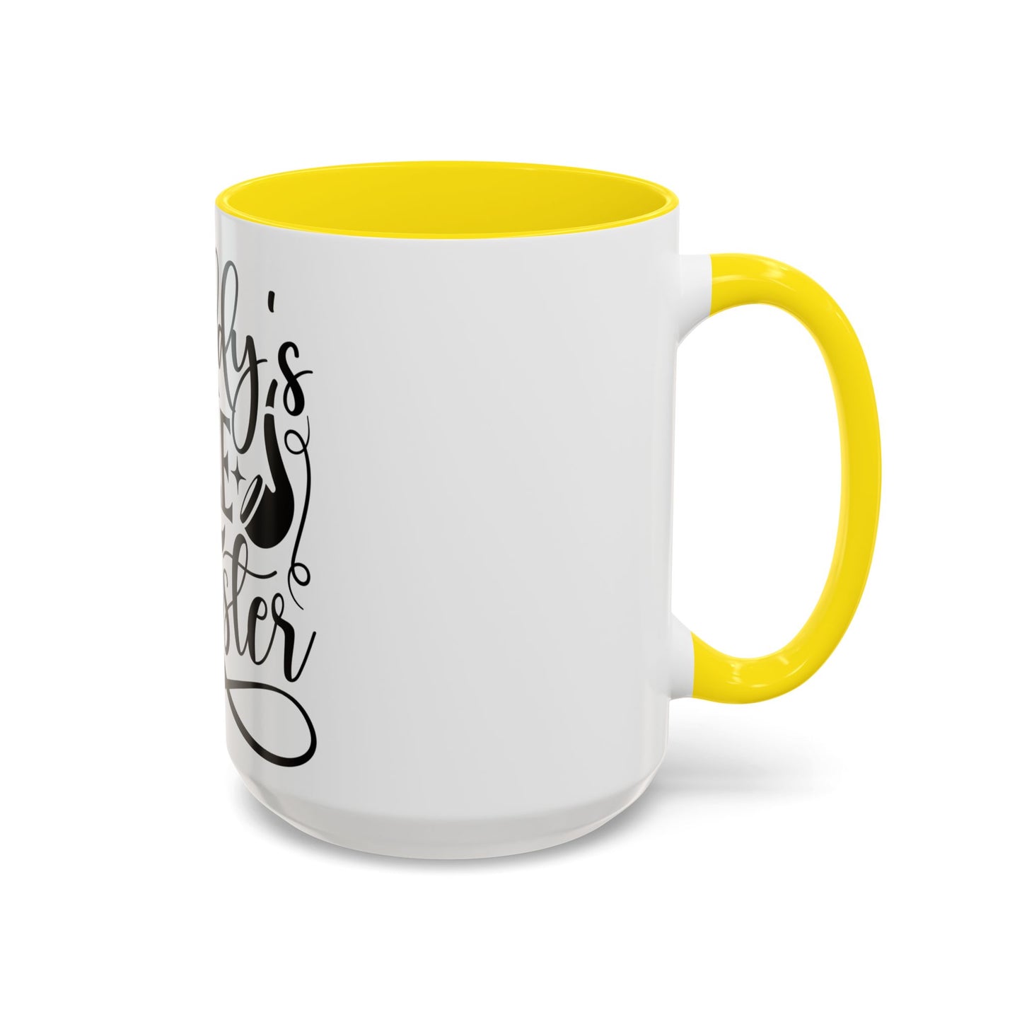 Daddy's Little Monster Coffee Mug | Funny Gift for Dads, Father’s Day Mug, Baby Shower Surprise, Family Drinkware