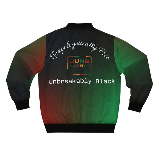 🔥 Unbound Bomber – Men’s Juneteenth Celebration Jacket