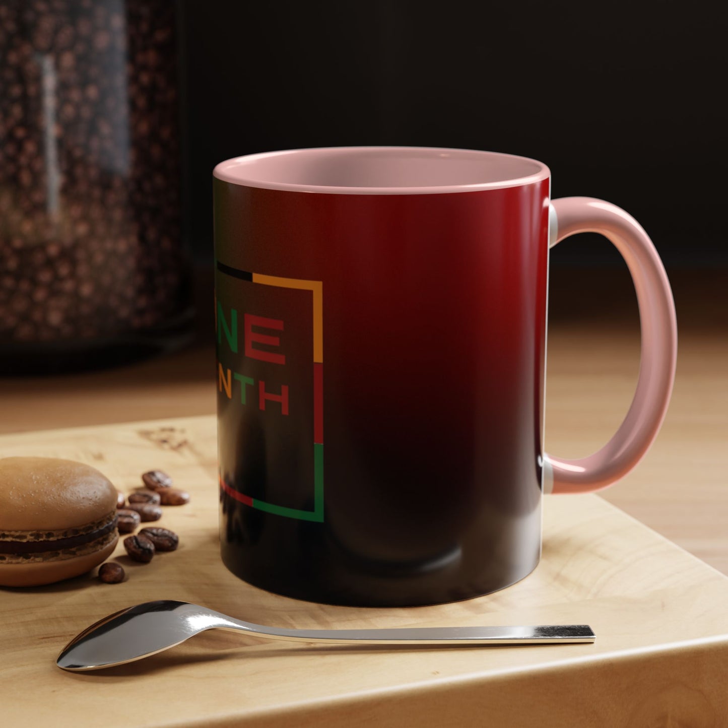 Juneteenth Accent Coffee Mug - Celebrate Freedom, Gift for Black History Month, Unique Housewarming Gift, Colorful Mug for All Occasions
