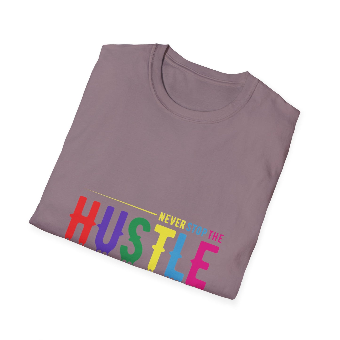 Colorful Hustle Tee – Soft T-Shirt for Entrepreneurs