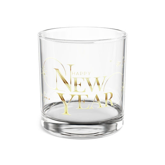New Year Celebration Rocks Glass – Raise a Toast in Style