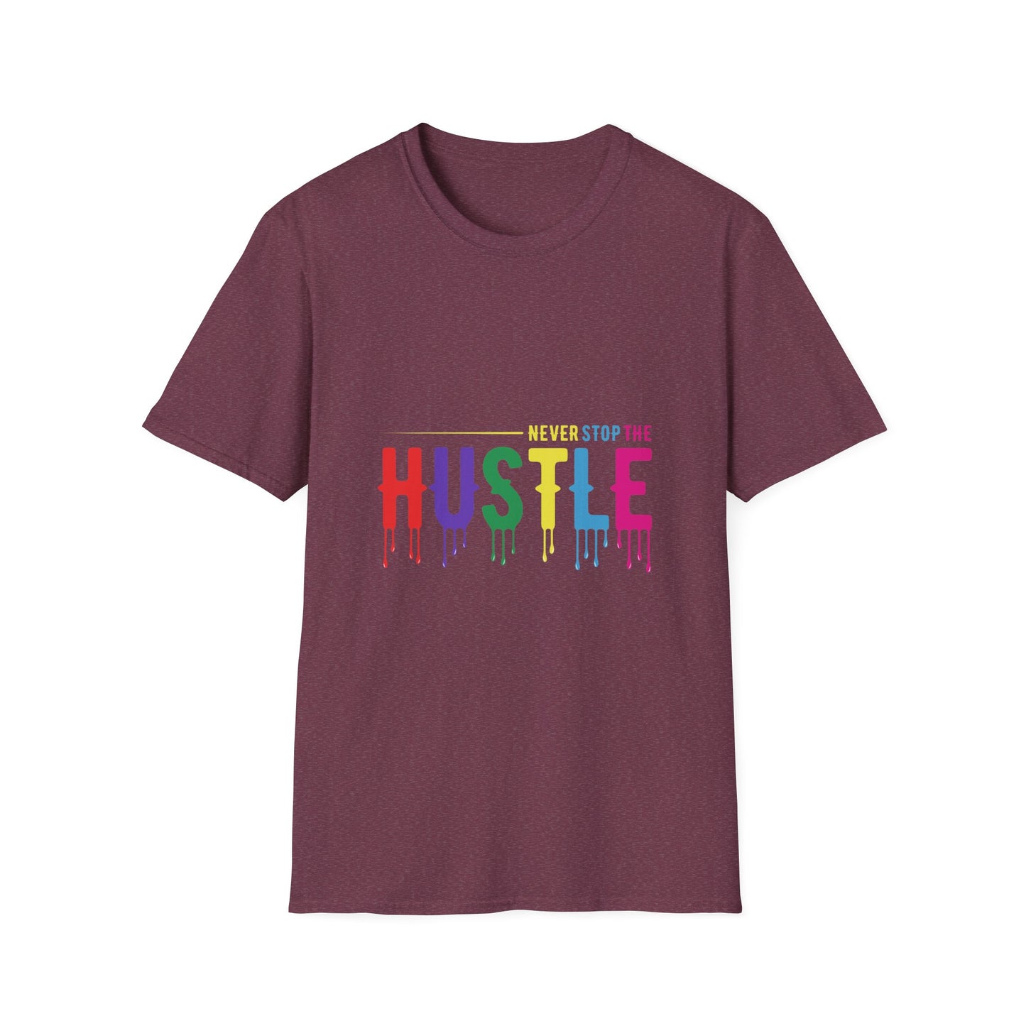 Colorful Hustle Tee – Soft T-Shirt for Entrepreneurs