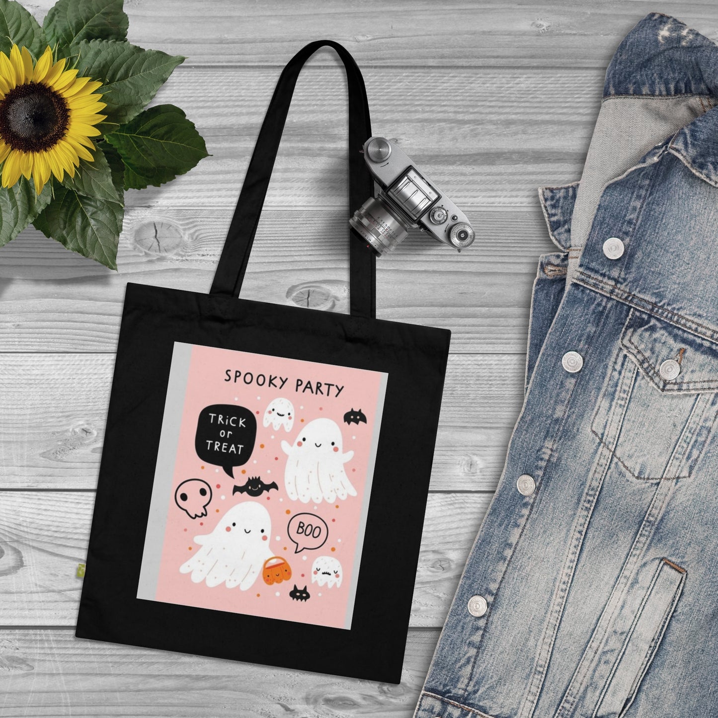 🎃 Spooky Halloween Tote Bag – Eco-Friendly Style for Trick-or-Treat Season