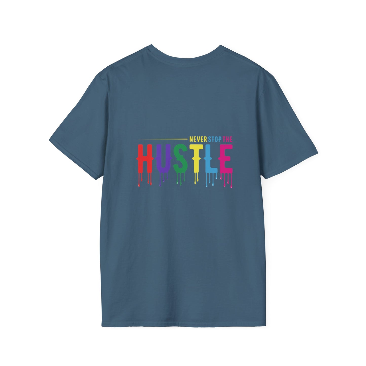 Colorful Hustle Tee – Soft T-Shirt for Entrepreneurs