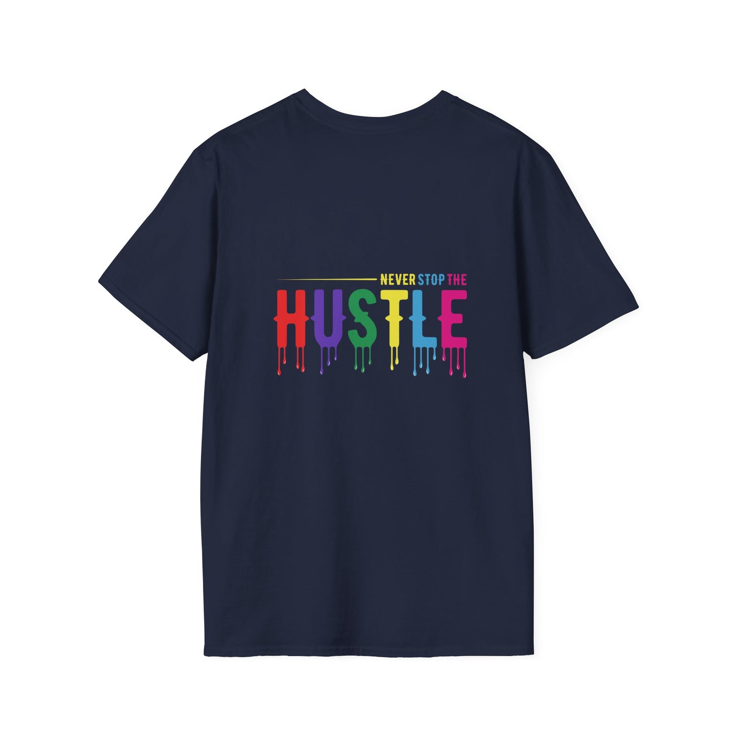 Colorful Hustle Tee – Soft T-Shirt for Entrepreneurs