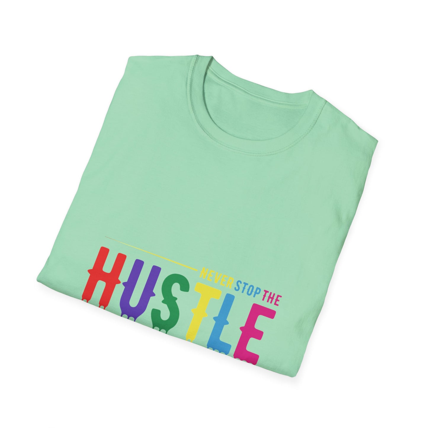 Colorful Hustle Tee – Soft T-Shirt for Entrepreneurs