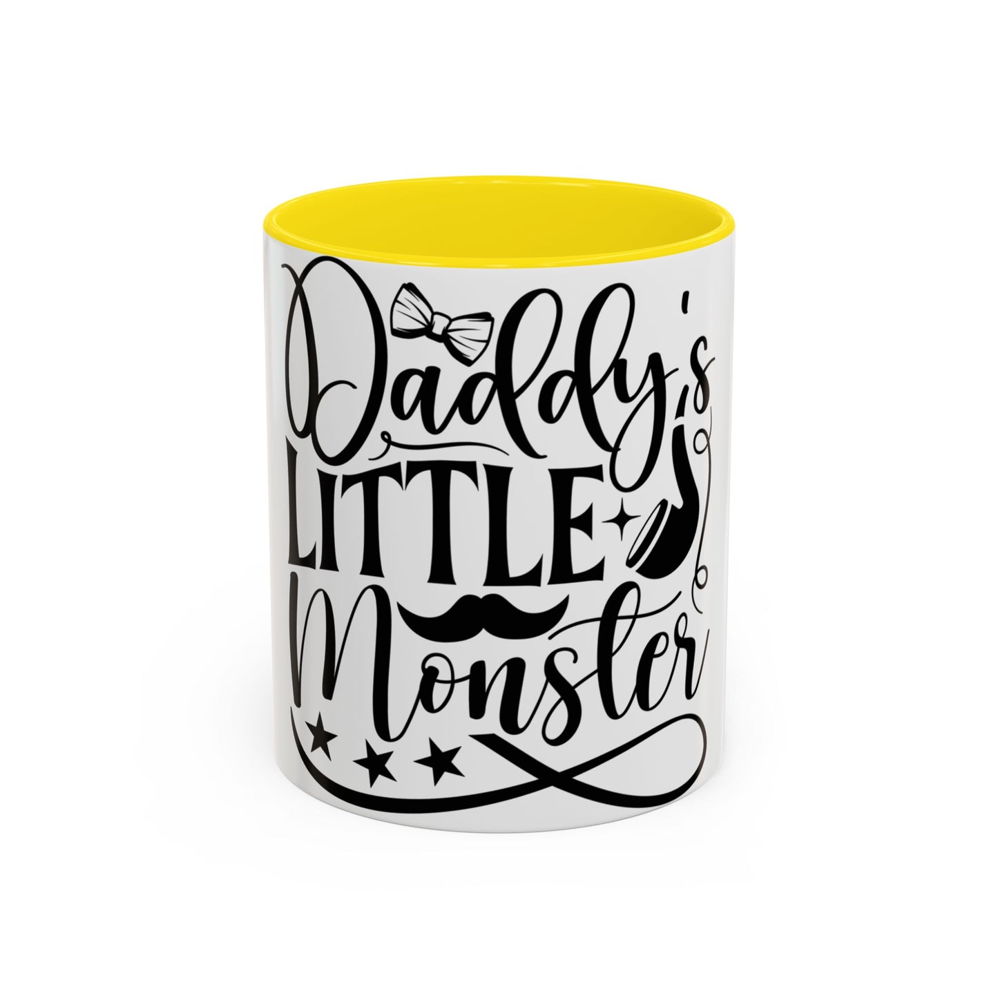 Daddy's Little Monster Coffee Mug | Funny Gift for Dads, Father’s Day Mug, Baby Shower Surprise, Family Drinkware