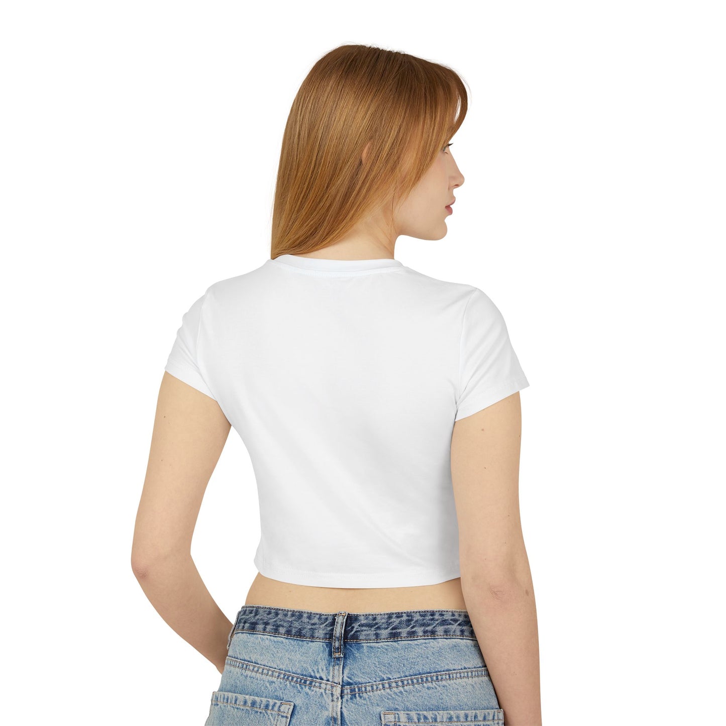 š Cosmic Lips Baby Tee Trendy Womenās Graphic Crop Top | Festival Wear, Summer Street Style & Bold Everyday Looks