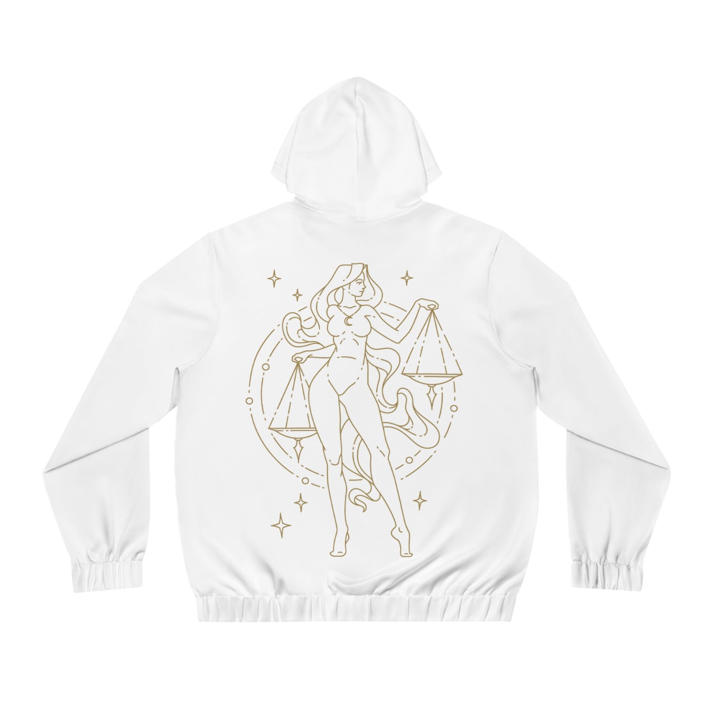 ⚖️ Men’s Libra Zodiac Full-Zip Hoodie | Astrological Apparel | Zodiac Gift 🌌