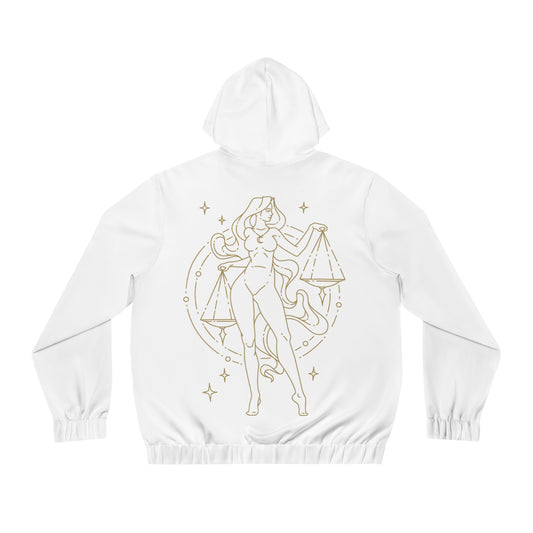 ⚖️ Men’s Libra Zodiac Full-Zip Hoodie | Astrological Apparel | Zodiac Gift 🌌