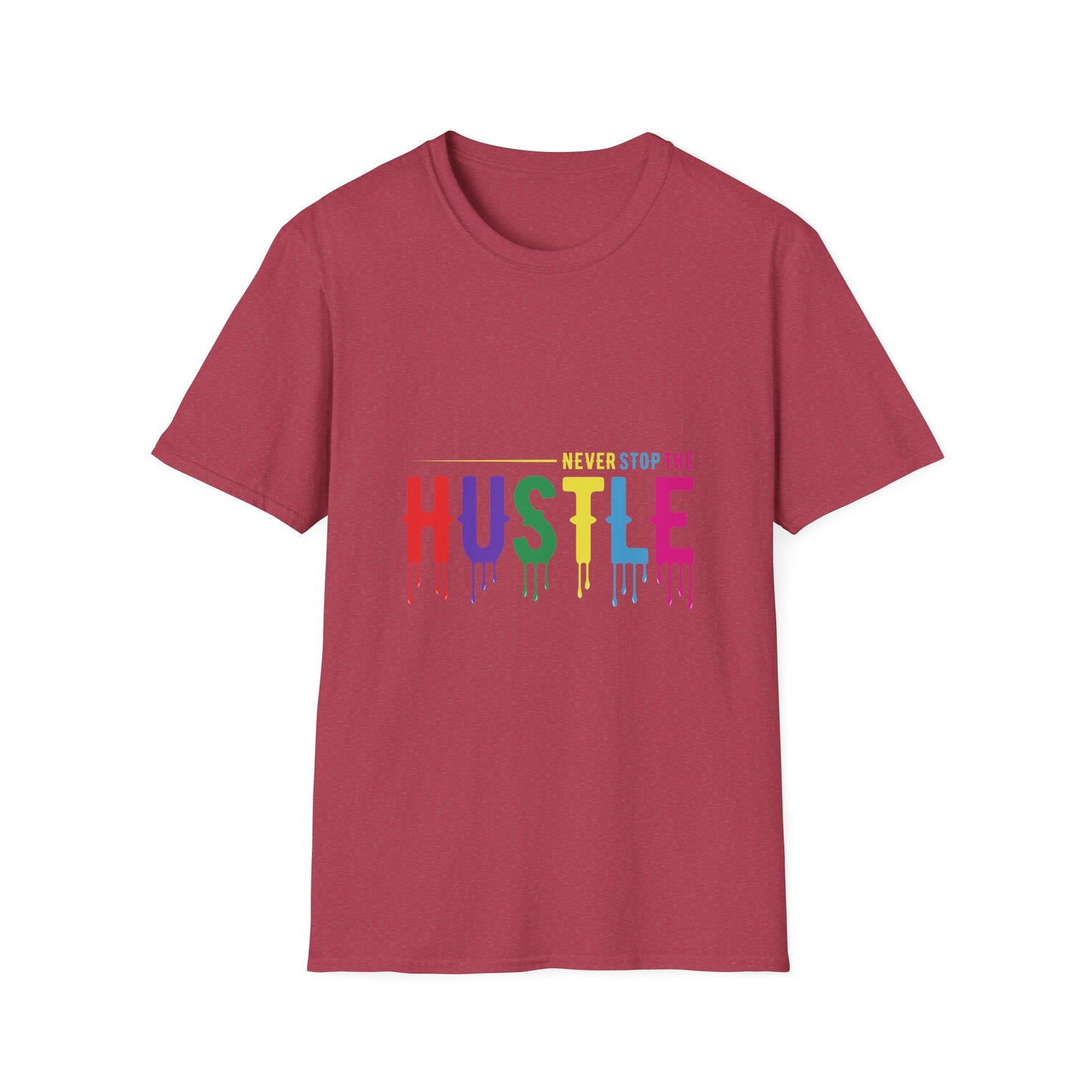 Colorful Hustle Tee – Soft T-Shirt for Entrepreneurs