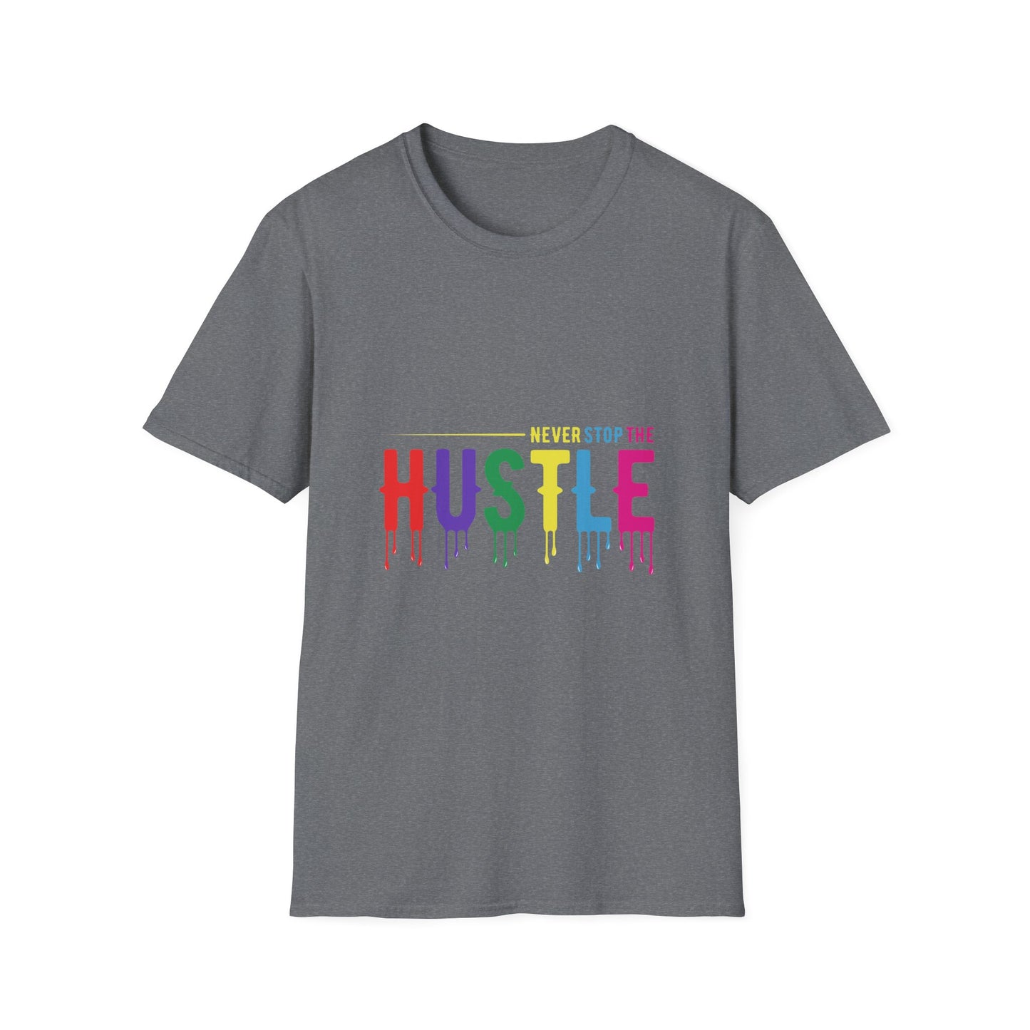Colorful Hustle Tee – Soft T-Shirt for Entrepreneurs
