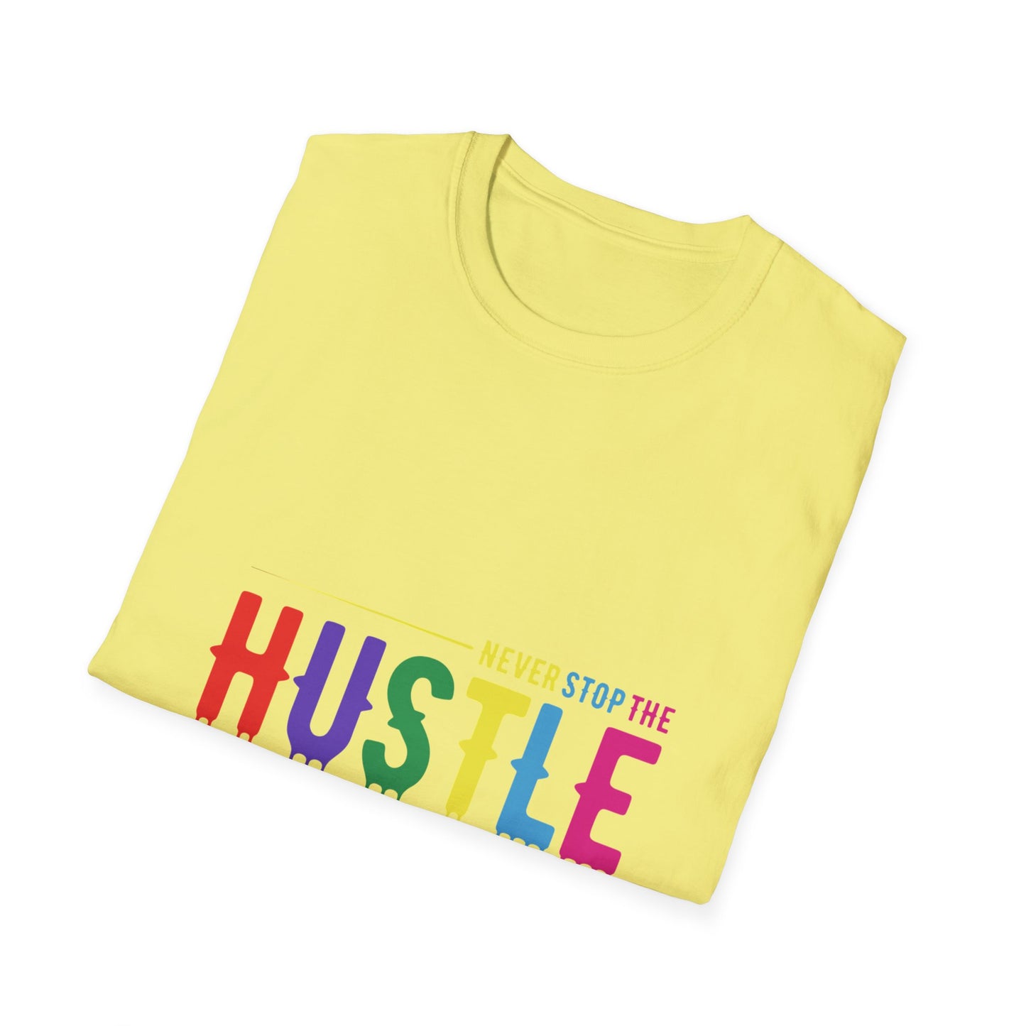 Colorful Hustle Tee – Soft T-Shirt for Entrepreneurs
