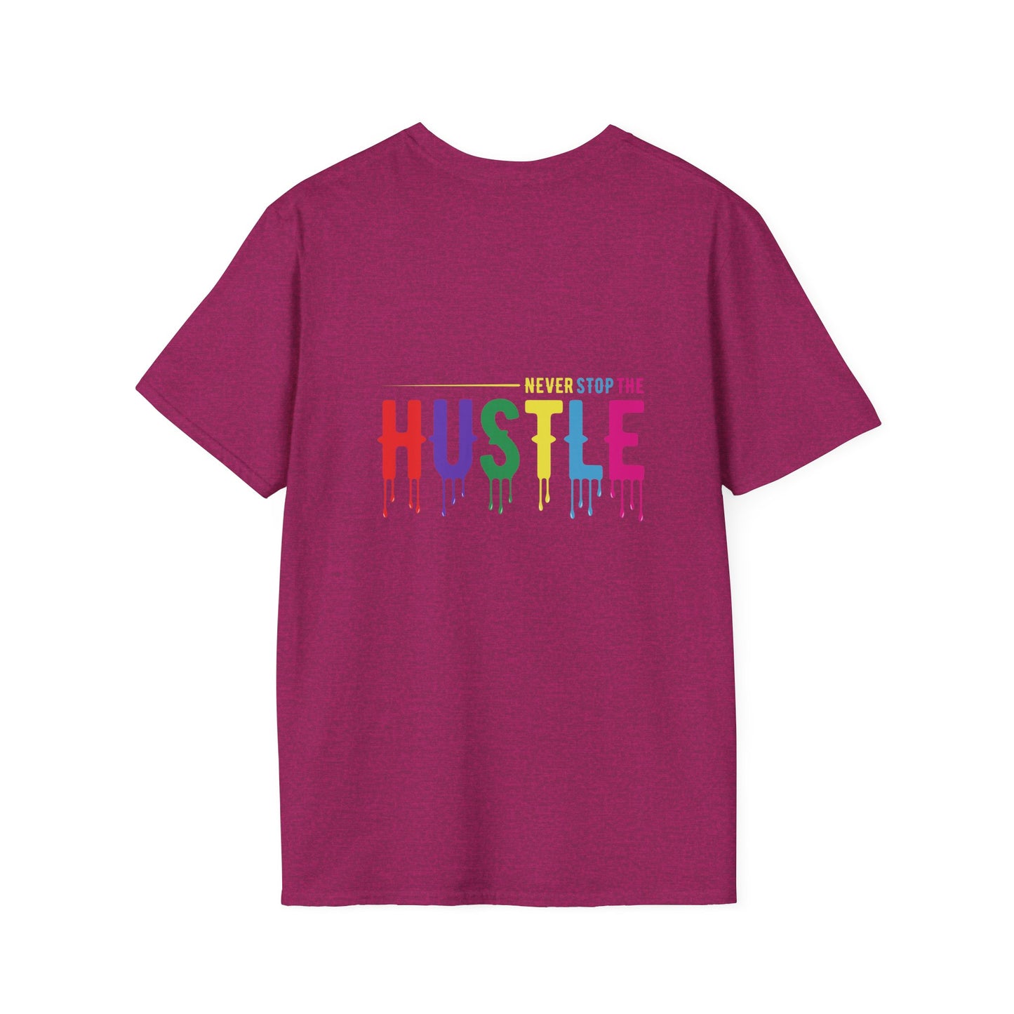 Colorful Hustle Tee – Soft T-Shirt for Entrepreneurs