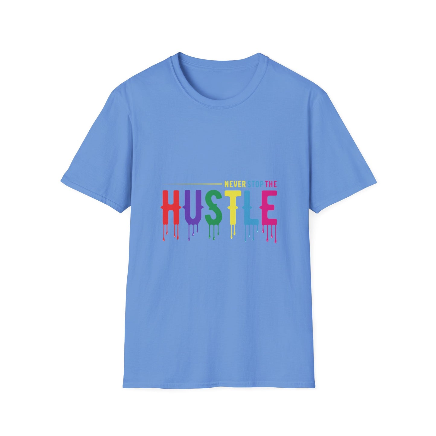 Colorful Hustle Tee – Soft T-Shirt for Entrepreneurs